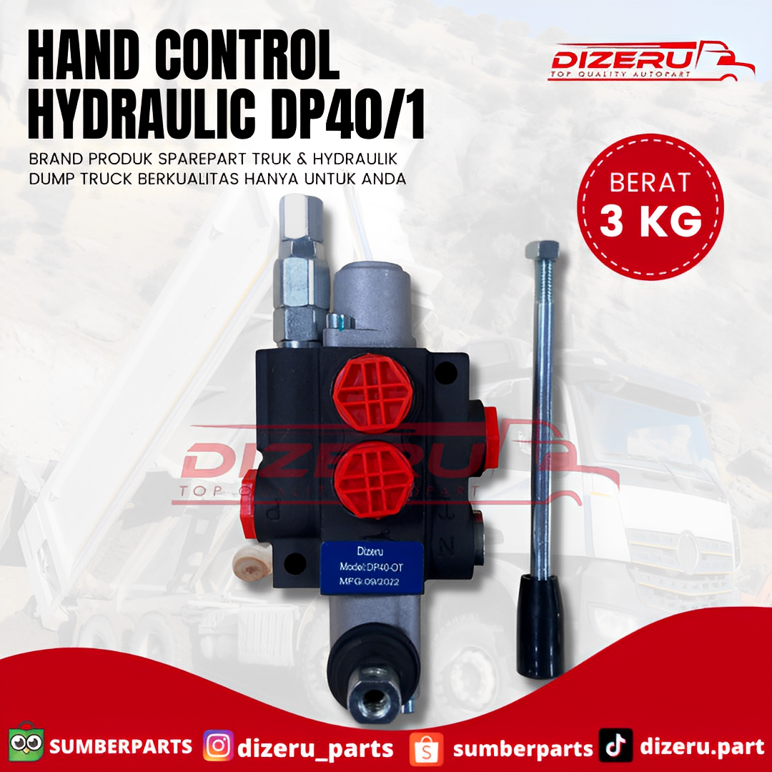 Hand Control Hydraulik DP40/1